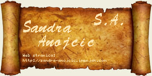 Sandra Anojčić vizit kartica